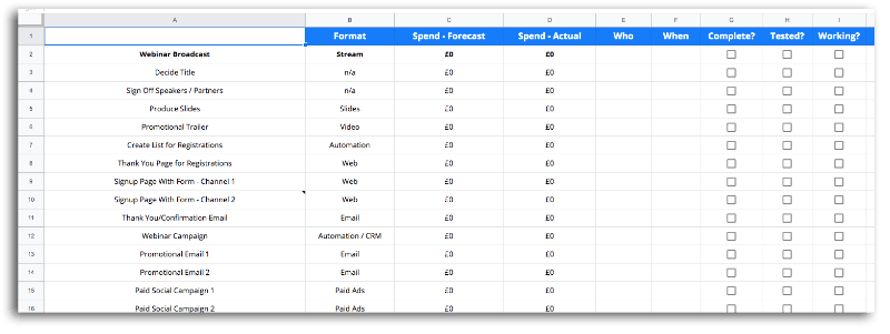 Google Sheets