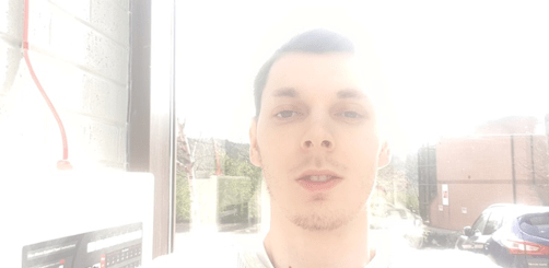 Bad lighting for a webcam