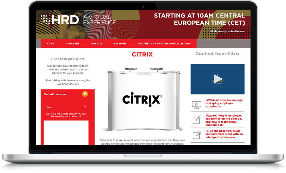 Citrix sponsor booth