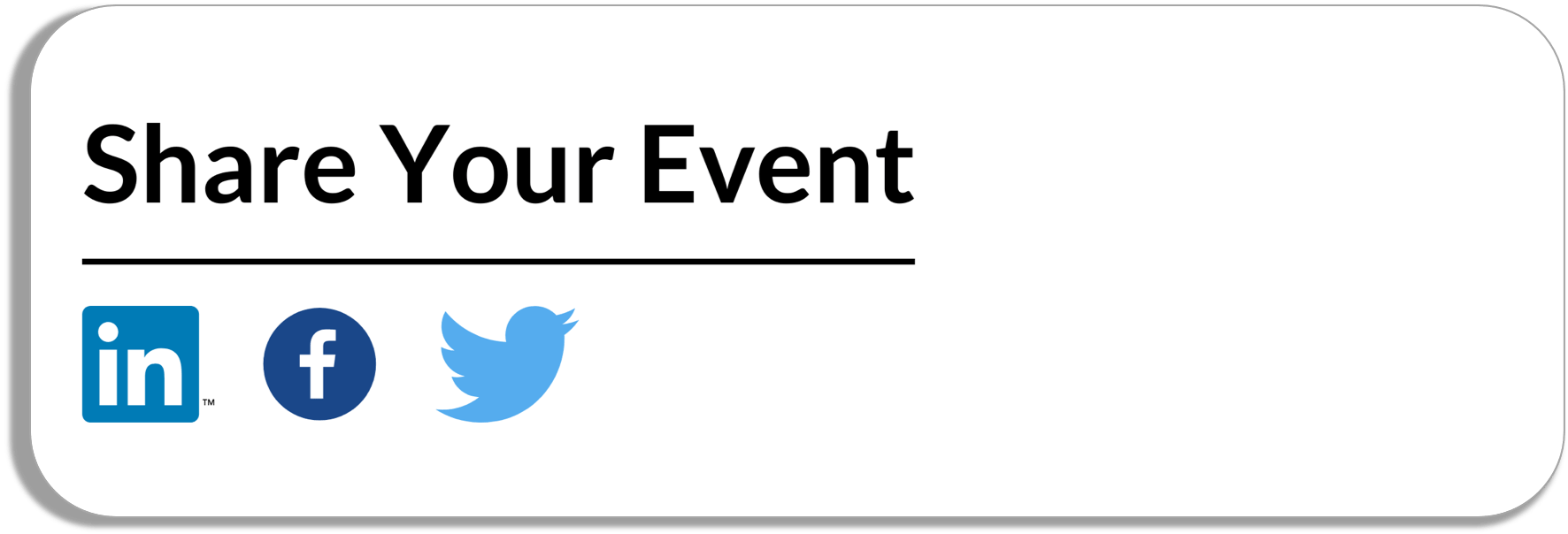 share your event