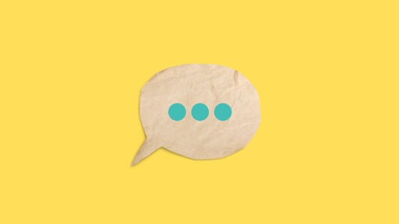 Picture of a chat bubble representing streamGo's integrated chat app for virtual events